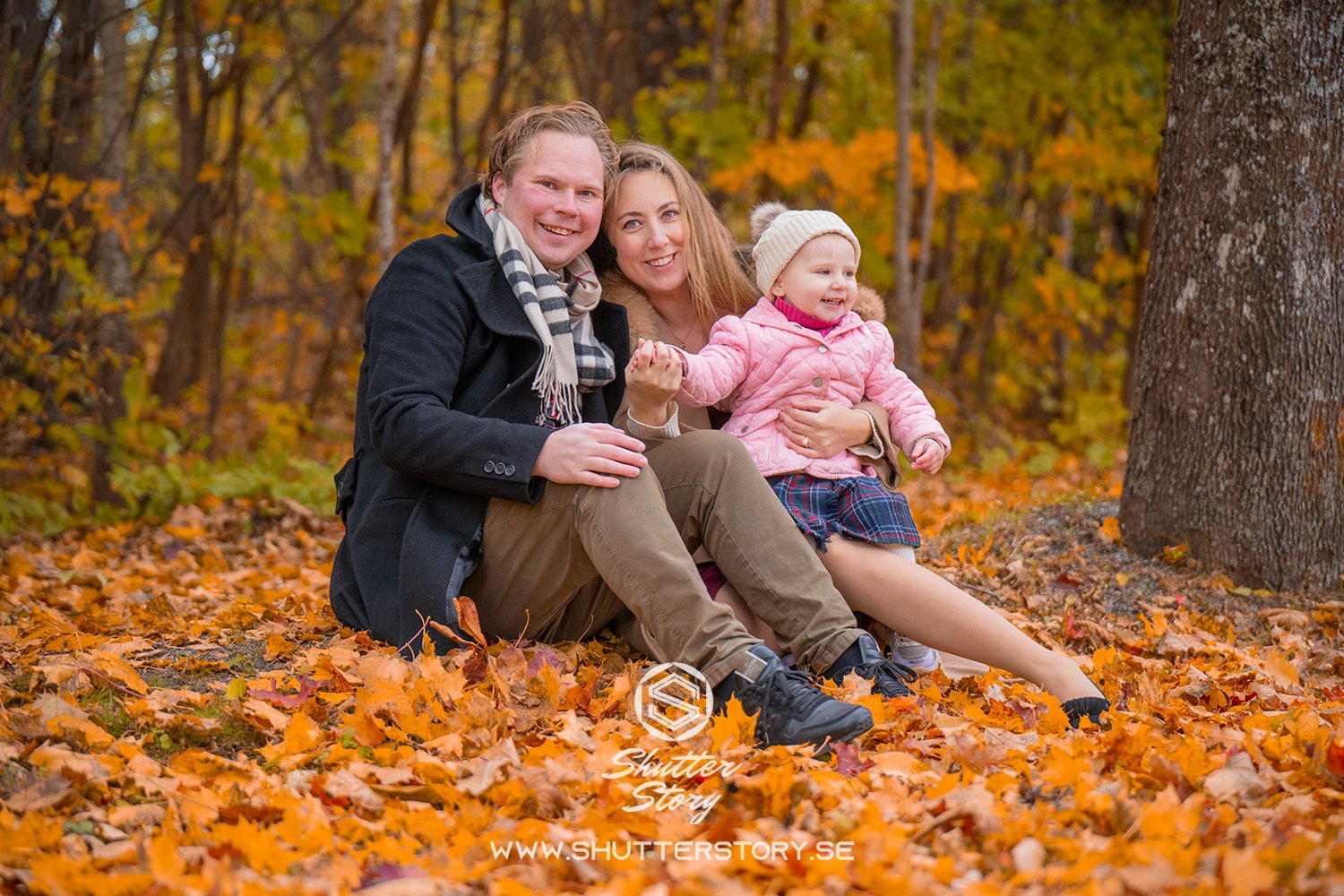 Autumn portrait mini session in Stockholm